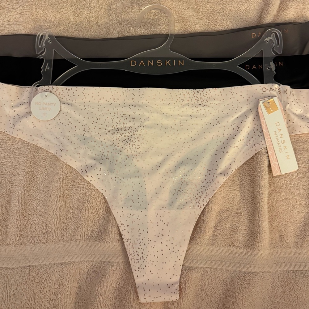 Danskin Black and White Panties Intimates & Sleepwear